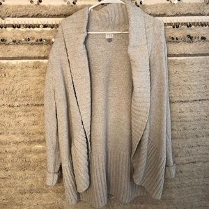 Tan knit cardigan